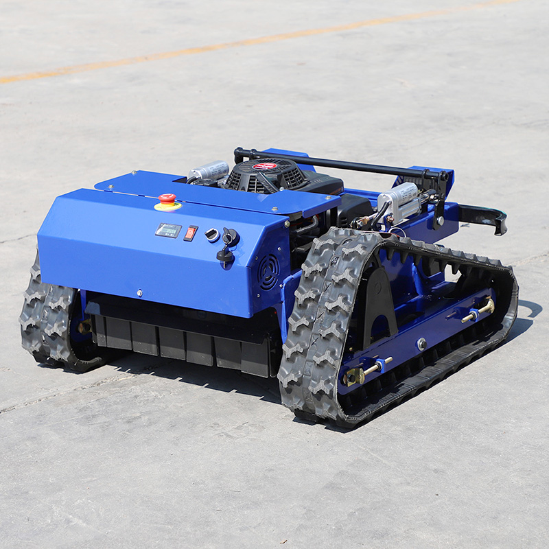 रिमोट नियंत्रित ढलान घास काटने की मशीन