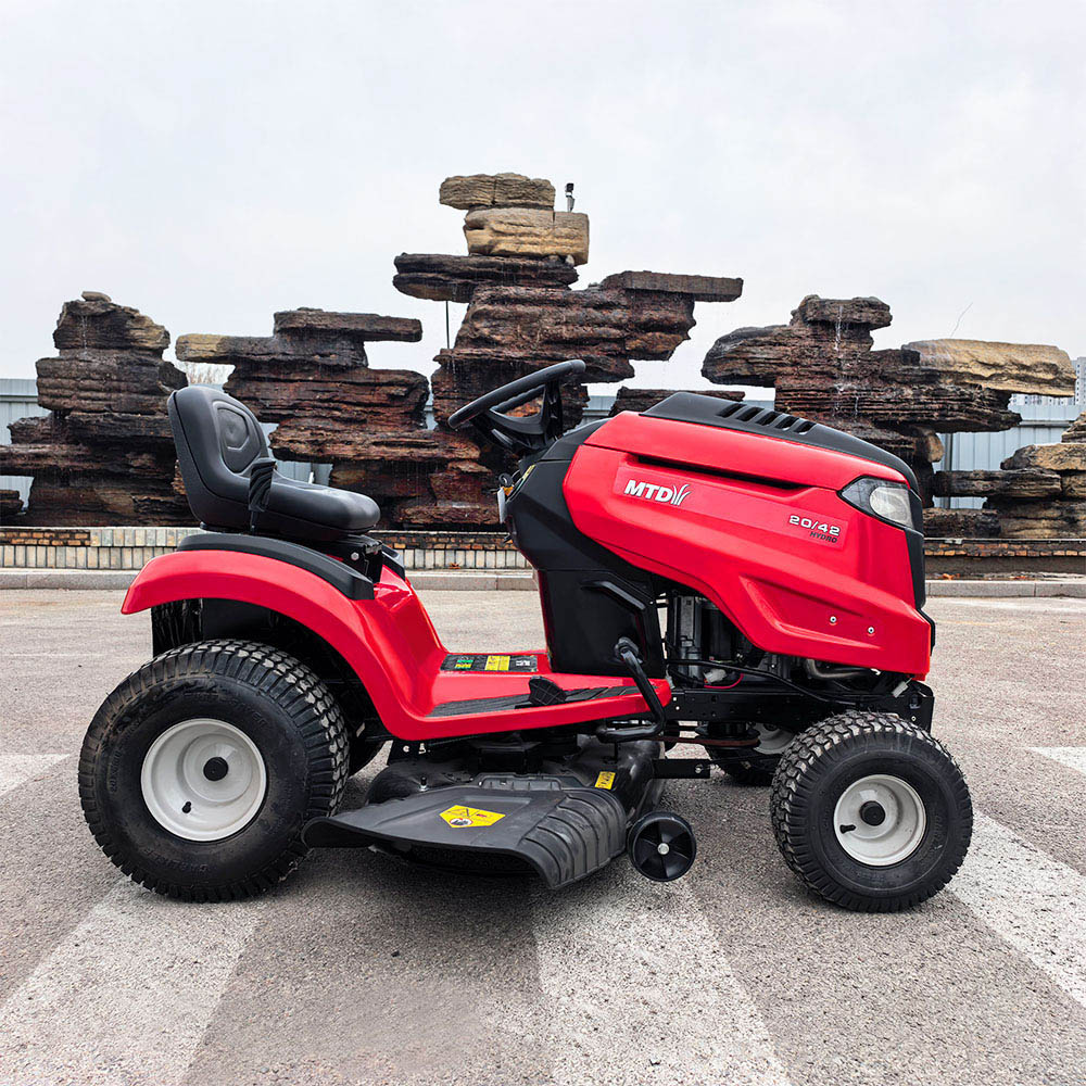 सवारी लॉन घास काटने की मशीन