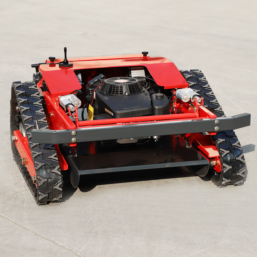 रिमोट लॉन घास काटने की मशीन