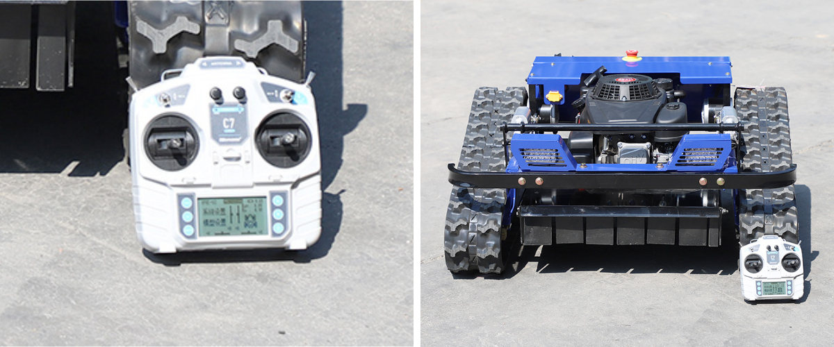 रिमोट नियंत्रित ढलान घास काटने की मशीन रिमोट नियंत्रित ढलान घास काटने की मशीन