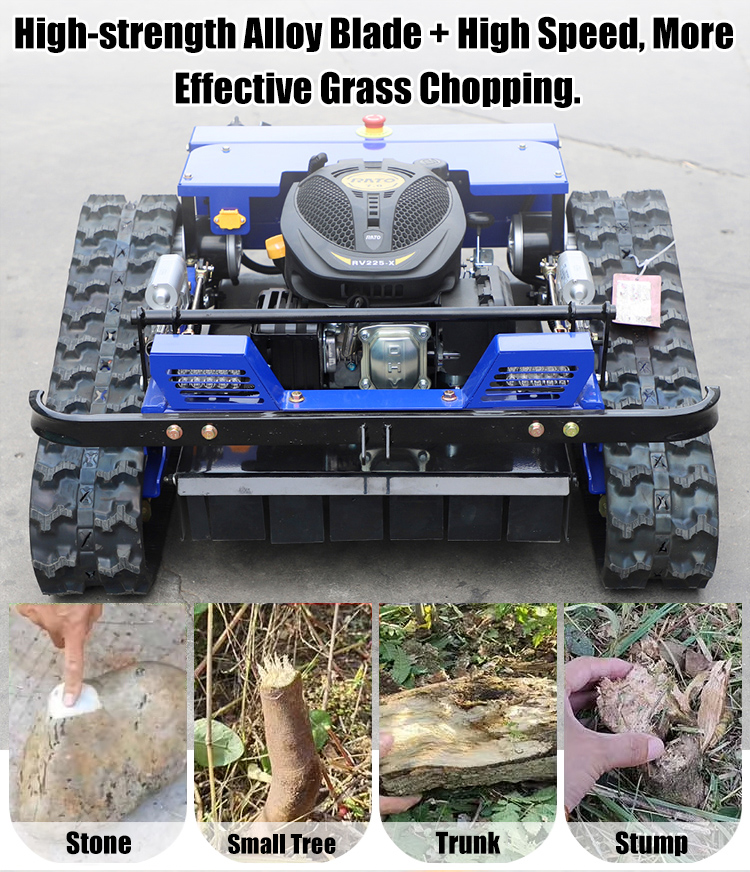 रिमोट नियंत्रित ढलान घास काटने की मशीन रिमोट नियंत्रित ढलान घास काटने की मशीन