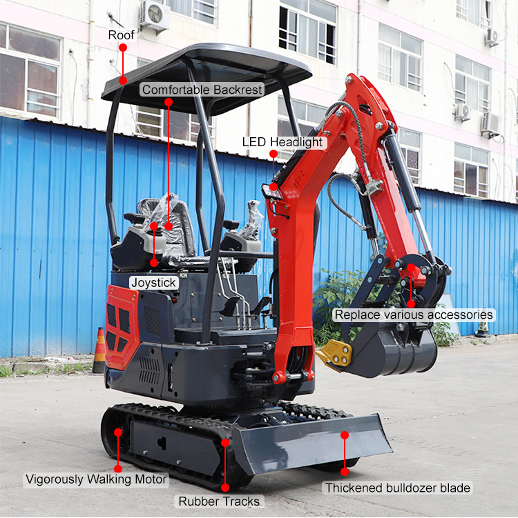 1.5 टन उत्खनन मशीन