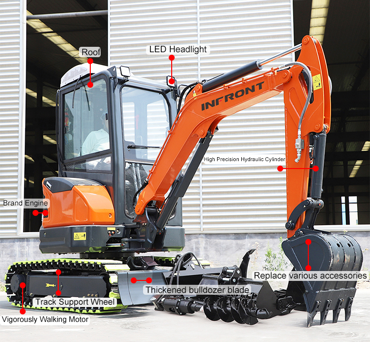 3 टन उत्खनन मशीन