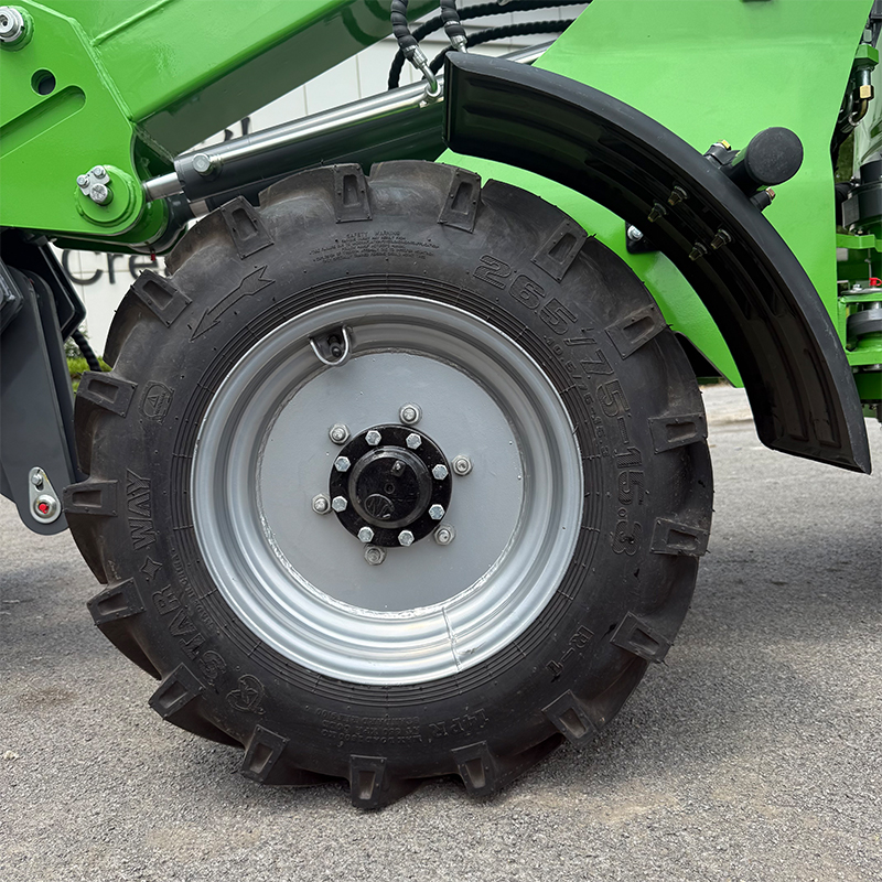 बगीचे के ट्रैक्टर के लिए इलेक्ट्रिक फ्रंट एंड लोडर