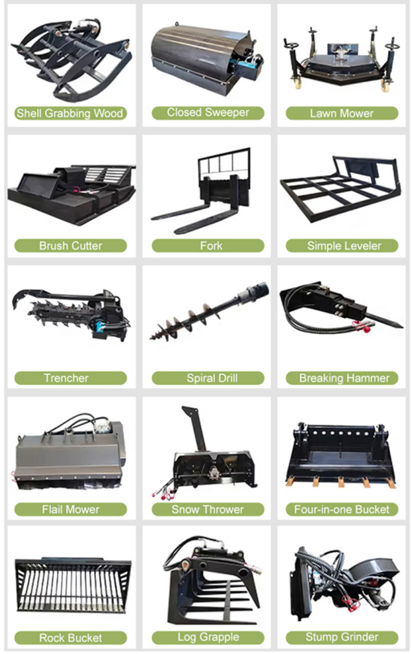 बगीचे के ट्रैक्टर के लिए इलेक्ट्रिक फ्रंट एंड लोडर