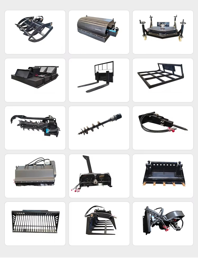 स्किड स्टीयर के लिए त्वरित संलग्न