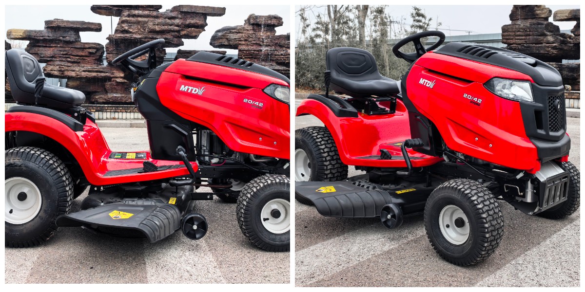 राइडिंग लॉन घास काटने की मशीन