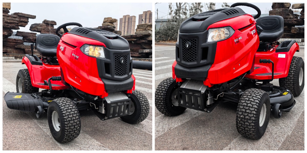 राइडिंग लॉन घास काटने की मशीन