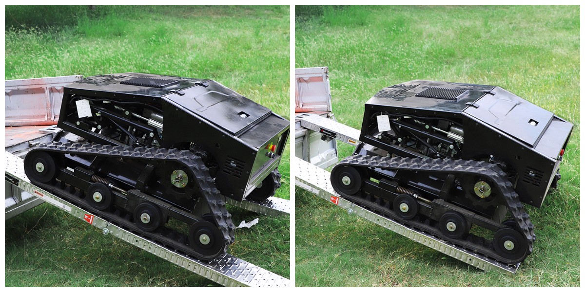 पेट्रोल लॉन घास काटने की मशीन