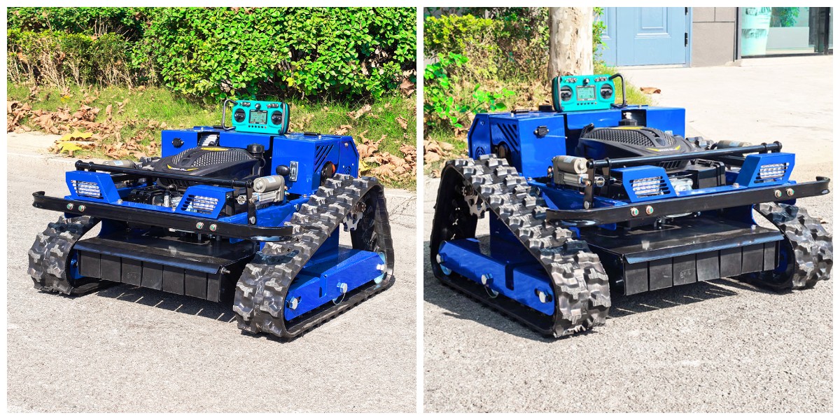 गैस चालित लॉन घास काटने की मशीन