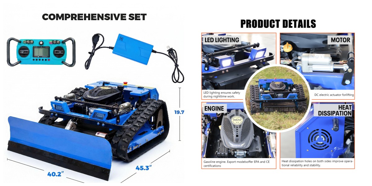 पेट्रोल लॉन घास काटने की मशीन